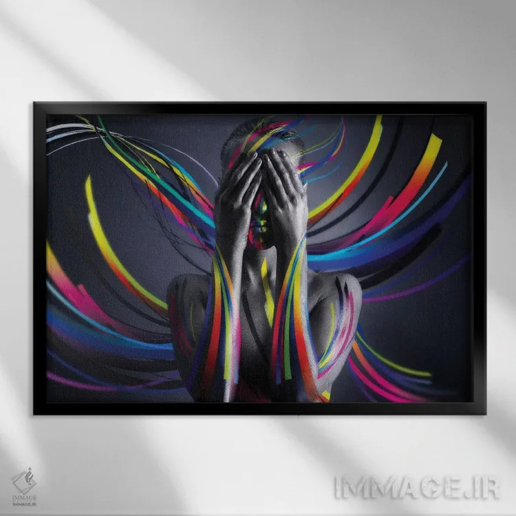 تابلو رنگهای متحد یک اثر آلساندرو پوتاسو - نمای قابدار مشکی