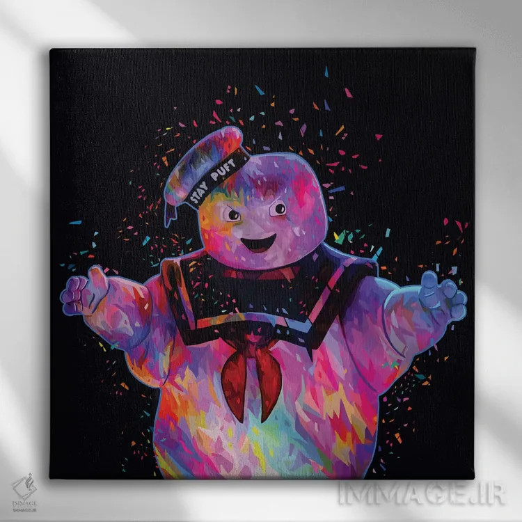 تابلو استی-پافت (شخصیت تخیلی) اثر آلساندرو پوتاسو - نمای روبهرو روی دیوار