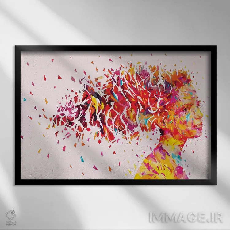 تابلو باد اثر آلساندرو پوتاسو - نمای قابدار مشکی