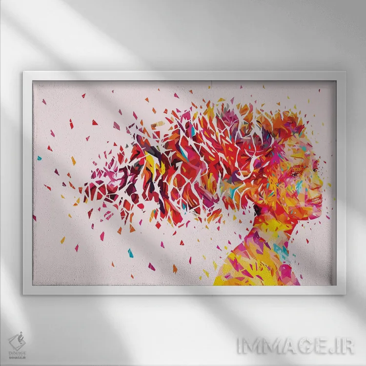 تابلو باد اثر آلساندرو پوتاسو - نمای قابدار سفید