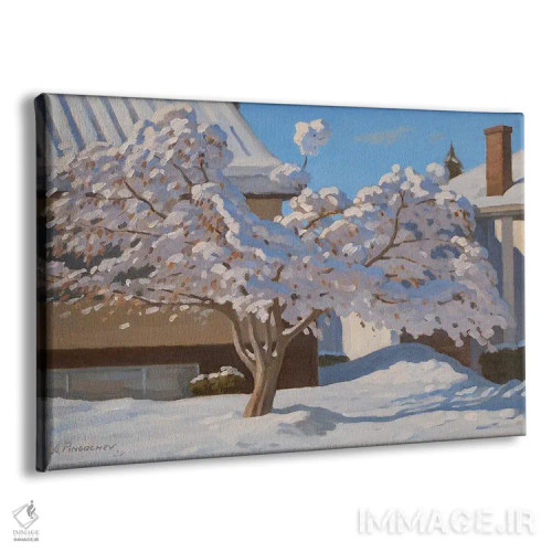 تابلو روز آفتابی زمستانی اثر آندری پینگاچف - نمای پرسپکتیو محصول