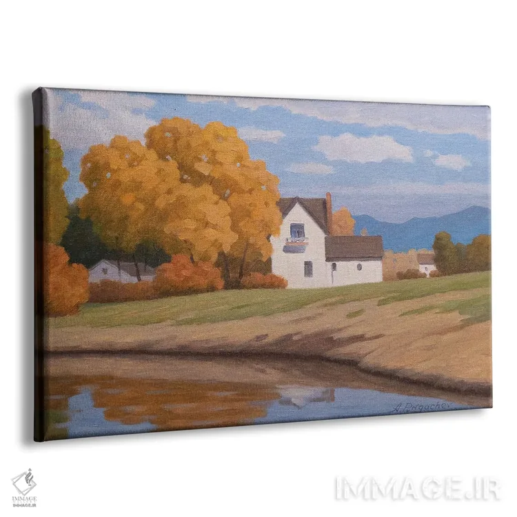 تابلو روز زیبا اثر آندری پینگاچف - نمای پرسپکتیو محصول