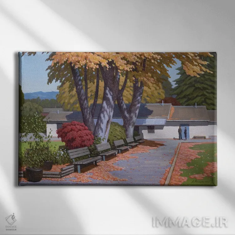 تابلو پاییز اثر آندری پینگاچف - نمای روبهرو روی دیوار