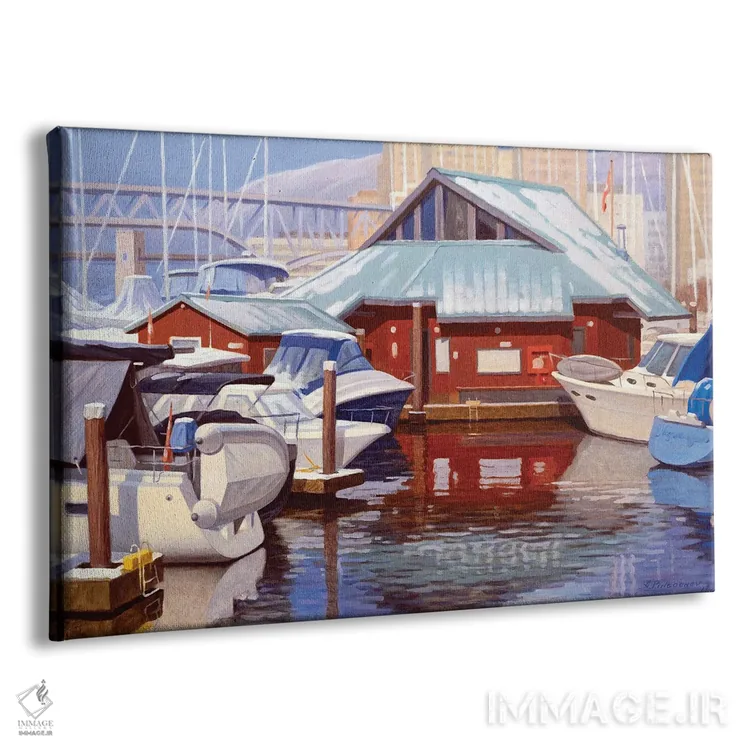 تابلو اسکله اثر آندری پینگاچف - نمای پرسپکتیو محصول