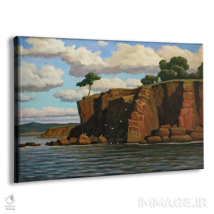 تابلو کلنی پرندگان اثر آندری پینگاچف - نمای پرسپکتیو محصول