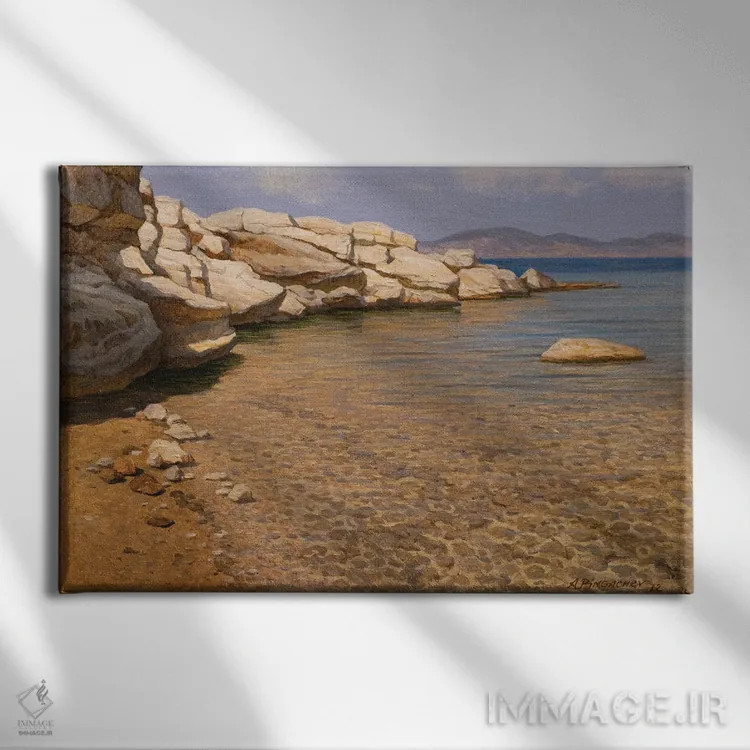 تابلو روز آفتابی اثر آندری پینگاچف - نمای روبهرو روی دیوار