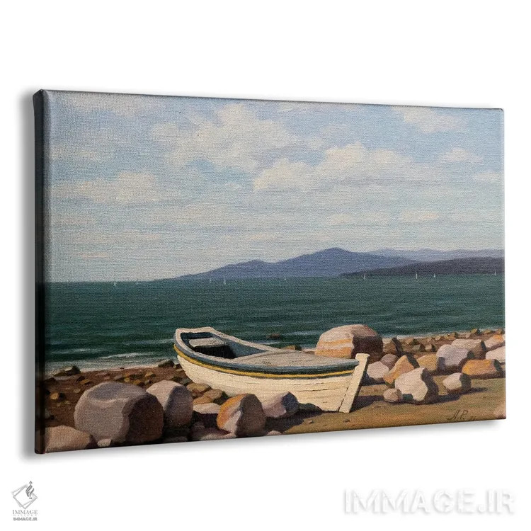 تابلو قایق فراموششده اثر آندری پینگاچف - نمای پرسپکتیو محصول