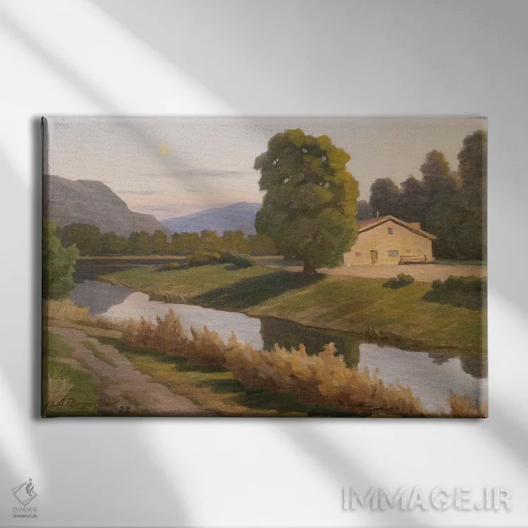 تابلو صبح اثر آندری پینگاچف - نمای روبهرو روی دیوار