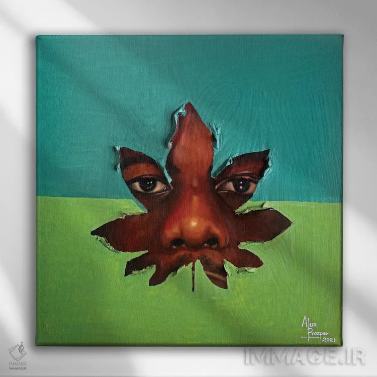 تابلو شباهت اثر آلو پروسپر - نمای روبهرو روی دیوار