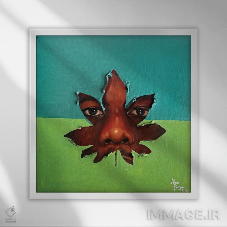 تابلو شباهت اثر آلو پروسپر - نمای قابدار سفید