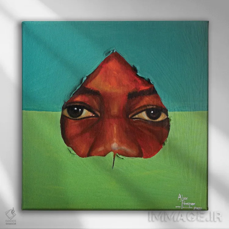 تابلو قلب اثر آلو پروسپر - نمای روبهرو روی دیوار