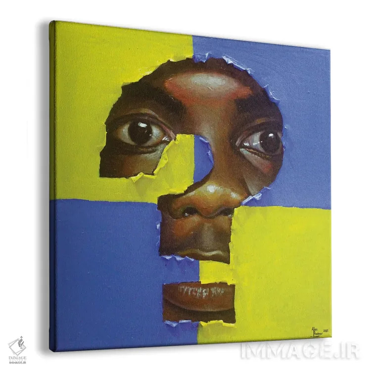 تابلو کمپوزیسیون شماره سه اثر آلو پروسپر - نمای پرسپکتیو محصول