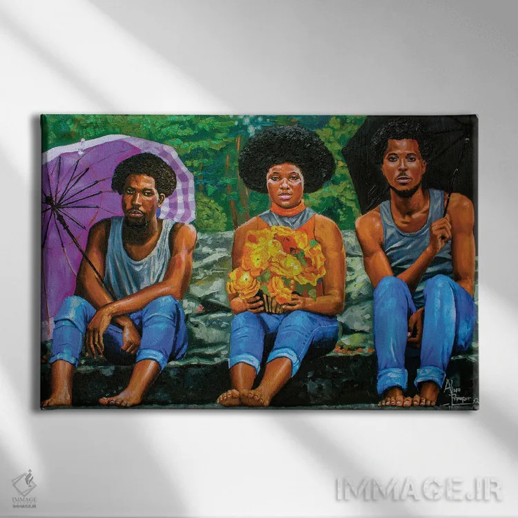 تابلو مانع اثر آلو پروسپر - نمای روبهرو روی دیوار