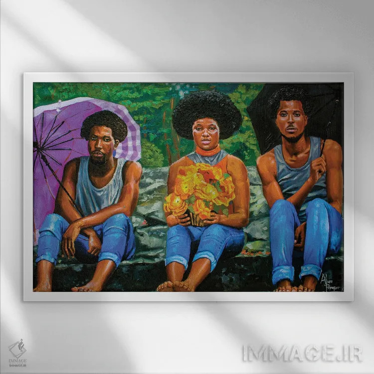 تابلو مانع اثر آلو پروسپر - نمای قابدار سفید