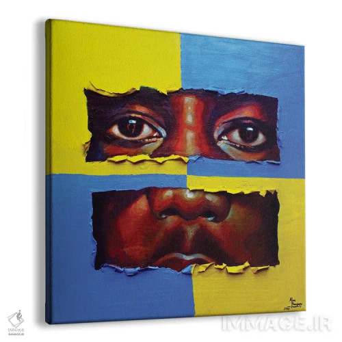 تابلو کمپوزیسیون شماره پنج اثر آلو پروسپر - نمای پرسپکتیو محصول