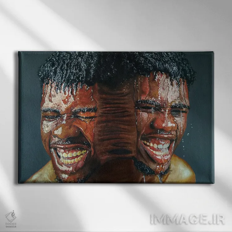 تابلو چه باید بکنیم اثر آلو پروسپر - نمای روبهرو روی دیوار