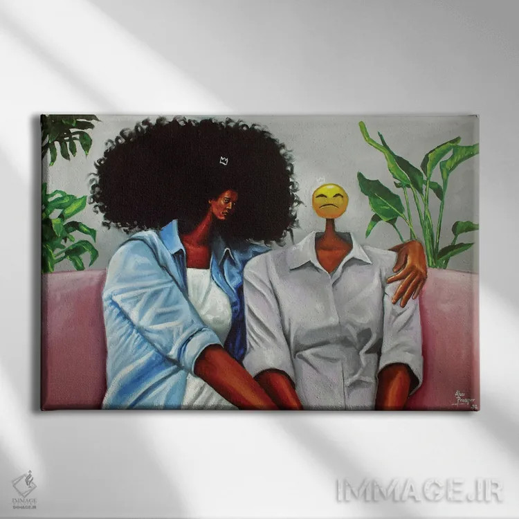 تابلو تسلیدهنده اثر آلو پروسپر - نمای روبهرو روی دیوار