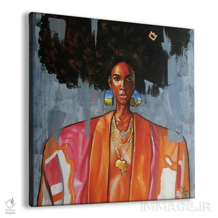 تابلو دختر غربی اثر آلو پروسپر - نمای پرسپکتیو محصول