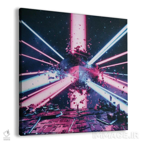 تابلو ستارهٔ جهنم اثر آدام پریستر - نمای پرسپکتیو محصول