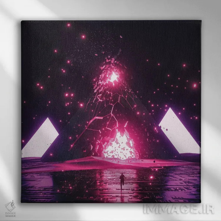 تابلو حواسپرت اثر آدام پریستر - نمای روبهرو روی دیوار