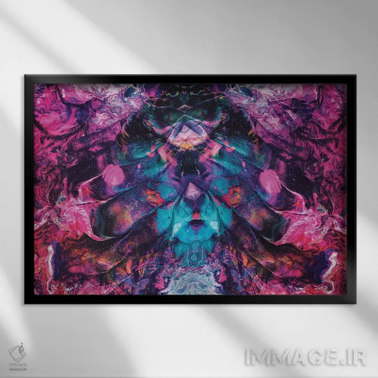 تابلو در حالت درازکش اثر آدام پریستر - نمای قابدار مشکی