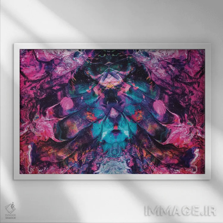 تابلو در حالت درازکش اثر آدام پریستر - نمای قابدار سفید