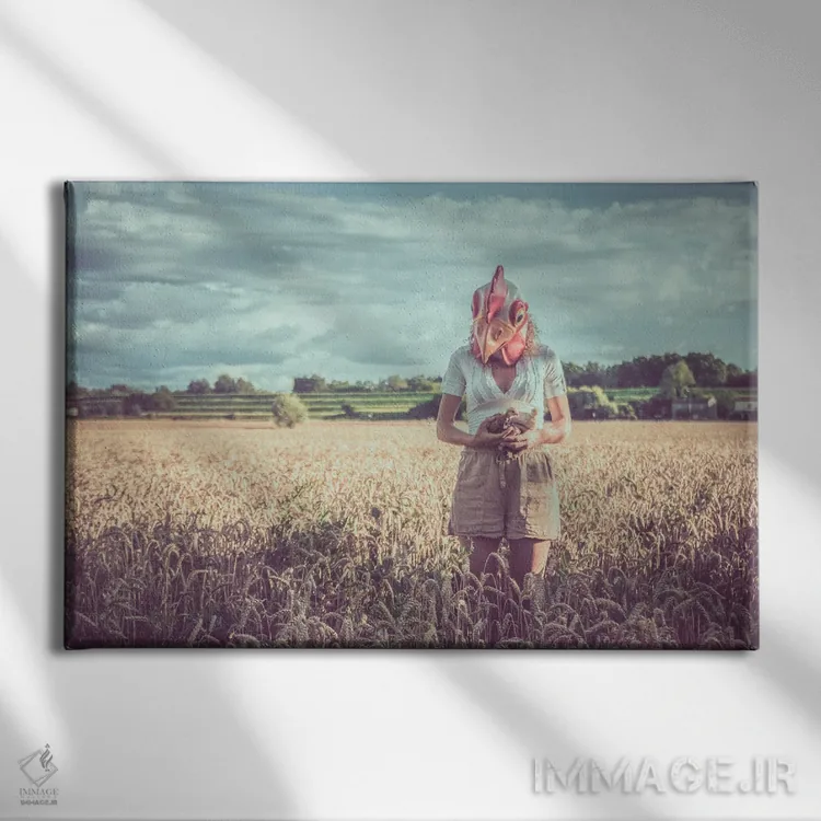 تابلو پرترهٔ خانوادگی II اثر آلساندرو پاسرینی - نمای روبهرو روی دیوار
