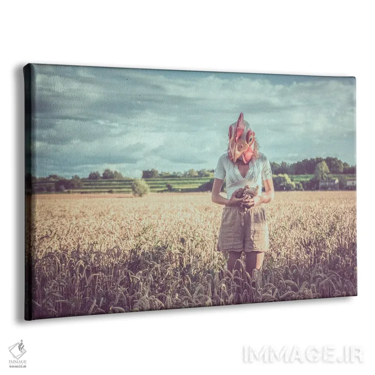 تابلو پرترهٔ خانوادگی II اثر آلساندرو پاسرینی - نمای پرسپکتیو محصول