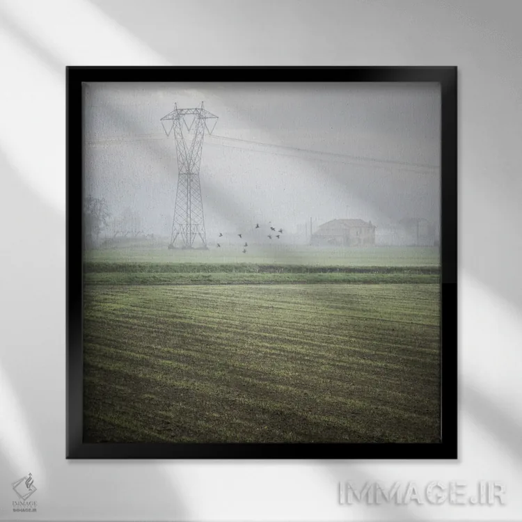 تابلو دلتا III اثر آلساندرو پاسرینی - نمای قابدار مشکی