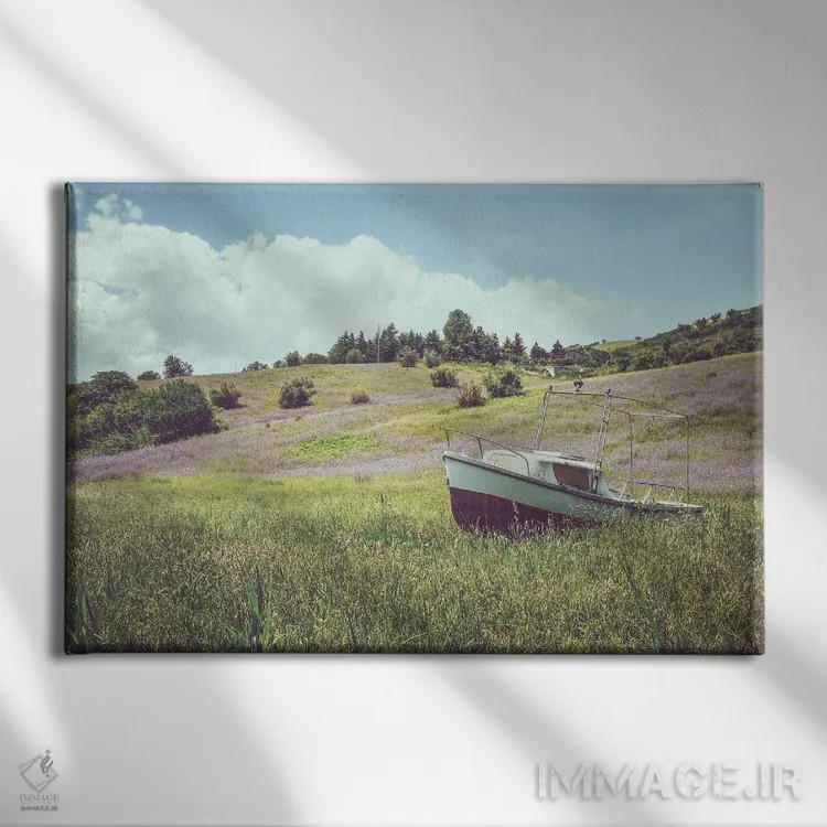 تابلو آبروتزو IV (منطقهای در ایتالیا) اثر آلساندرو پاسرینی - نمای روبهرو روی دیوار