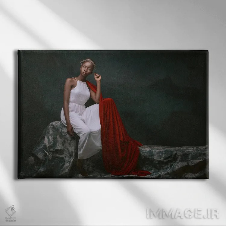 تابلو زیبایی سلطنتی II اثر آدنیران آدسانیا - نمای روبهرو روی دیوار