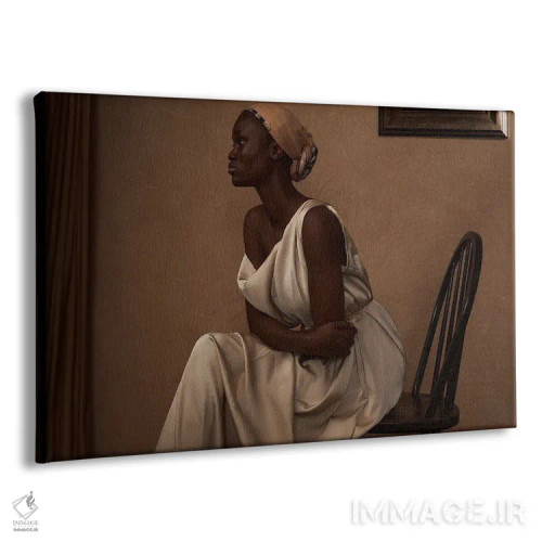 تابلو سیمبی (نام خاص آفریقایی) اثر آدنیران آدسانیا - نمای پرسپکتیو محصول