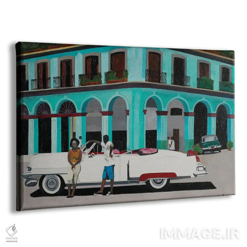 تابلو هاوانای فیروزهای، کوبا اثر آن دو پلنتی - نمای پرسپکتیو محصول