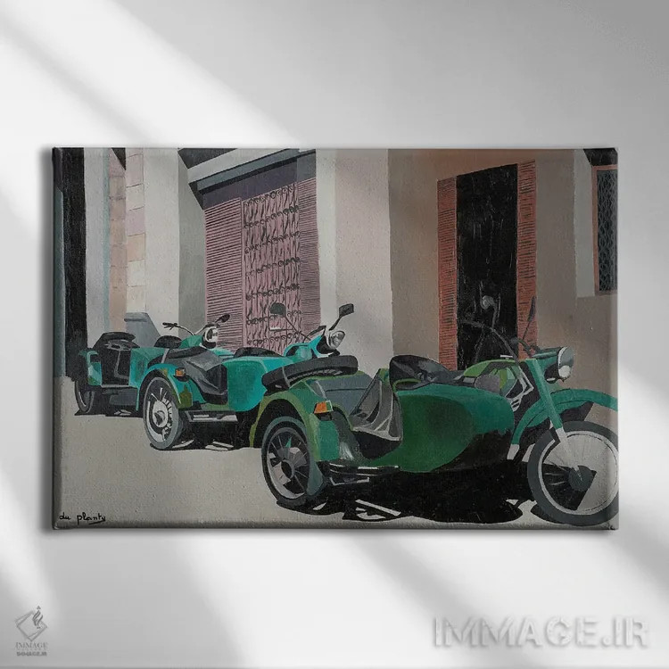 تابلو رژهٔ کناری، کوبا اثر آن دو پلنتی - نمای روبهرو روی دیوار