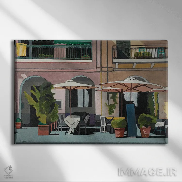 تابلو ایمپریا، ایتالیا اثر آن دو پلنتی - نمای روبهرو روی دیوار