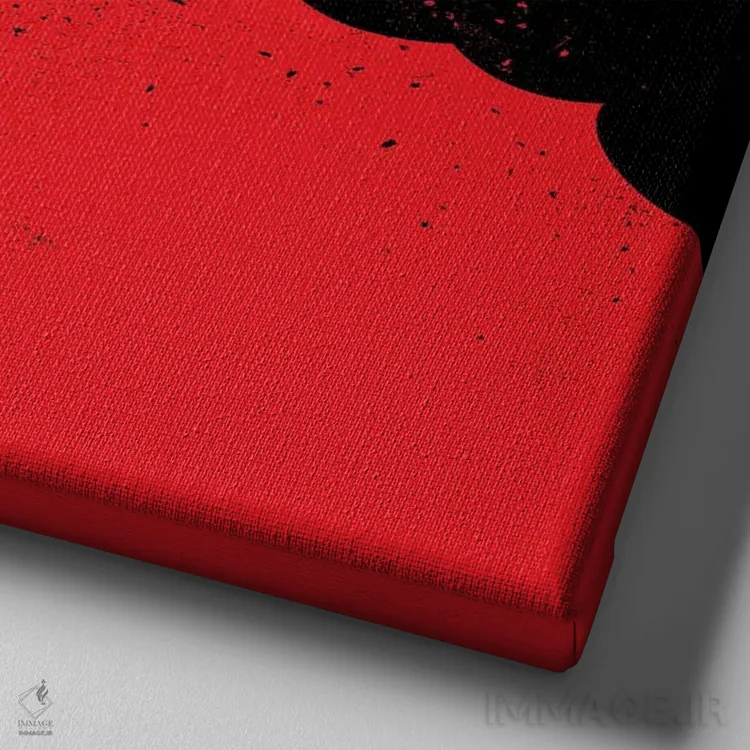 تابلو دود مرده اثر آلبرتو پرز - نمای نزدیک بافت بوم