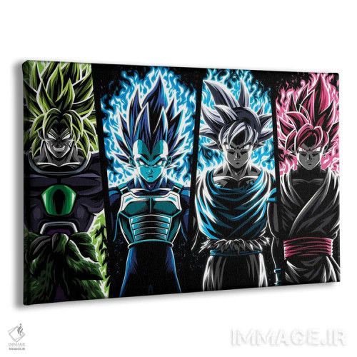 تابلو چهار جنگجو اثر آلبرتو پرز - نمای پرسپکتیو محصول