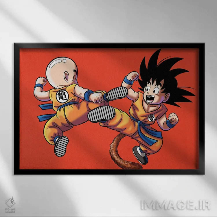 تابلو بچههای مسابقه اثر آلبرتو پرز - نمای قابدار مشکی