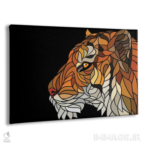 تابلو ببر مدرنگرا اثر آلبرتو پرز - نمای پرسپکتیو محصول