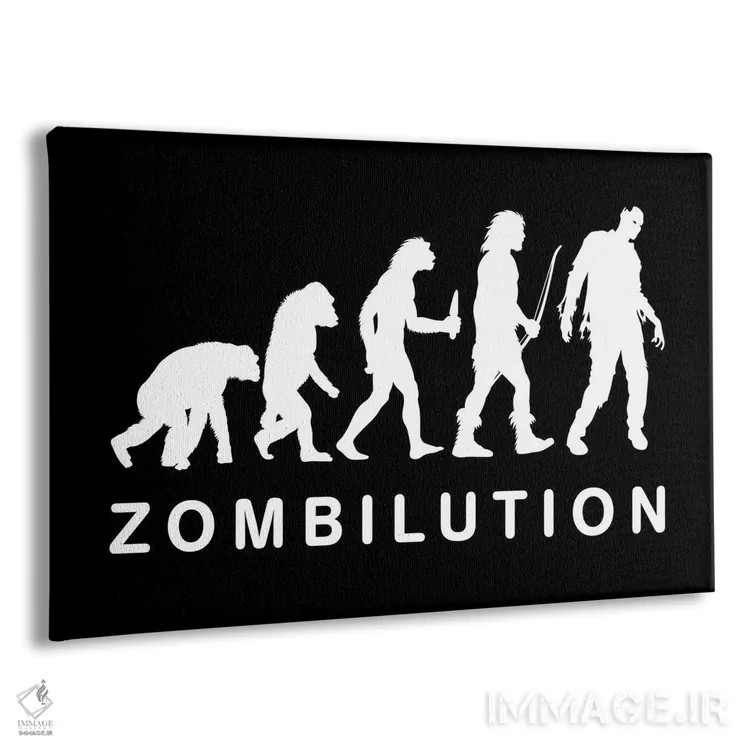 تابلو تحولات زامبیها اثر آلبرتو پرز - نمای پرسپکتیو محصول