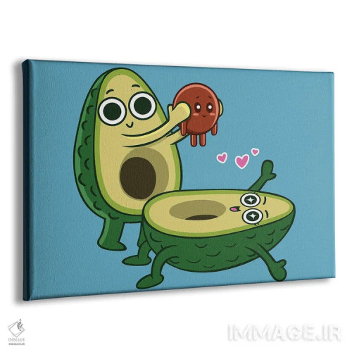 تابلو تحویل آووکادو اثر آلبرتو پرز - نمای پرسپکتیو محصول