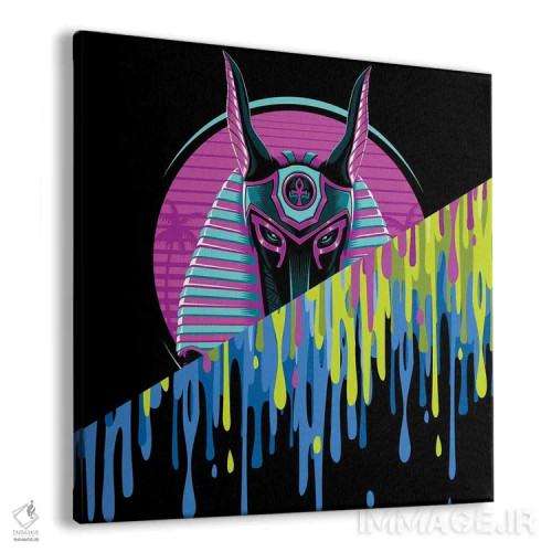 تابلو فرعون مصری مایع دوبل به سبک قدیمی اثر آلبرتو پرز - نمای پرسپکتیو محصول