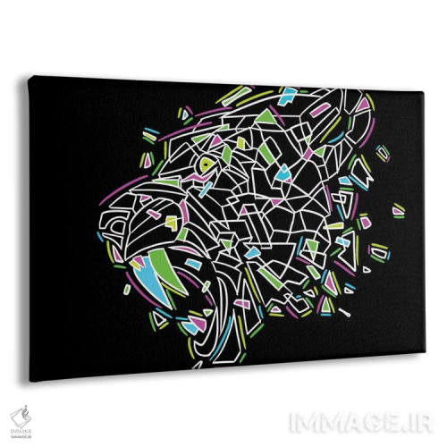 تابلو دندانهای نئونی اثر آلبرتو پرز - نمای پرسپکتیو محصول