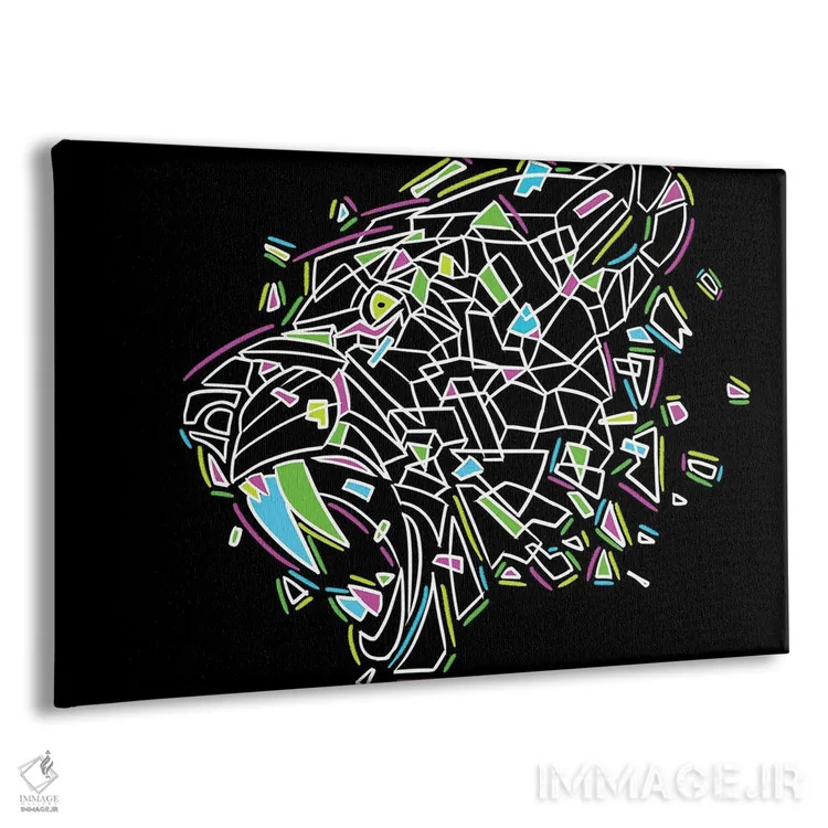 تابلو دندانهای نئونی اثر آلبرتو پرز - نمای پرسپکتیو محصول