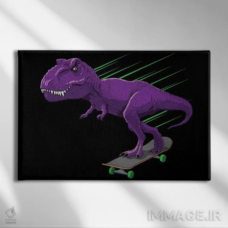 تابلو رکس کلهبزرگ اثر آلبرتو پرز - نمای روبهرو روی دیوار