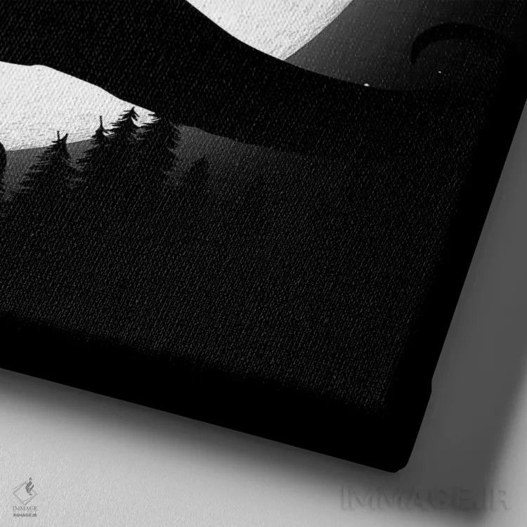 تابلو دوئل نهایی اثر آلبرتو پرز - نمای نزدیک بافت بوم