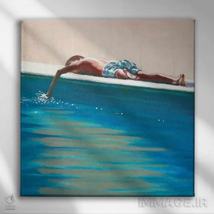 تابلو آیگوادول (ابهام دارد؛ احتمالا مکان) اثر آنتوان رنو - نمای روبهرو روی دیوار