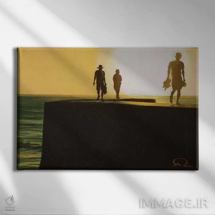 تابلو بازگشت از آلوخرا (اسپانیا) اثر آنتوان رنو - نمای روبهرو روی دیوار