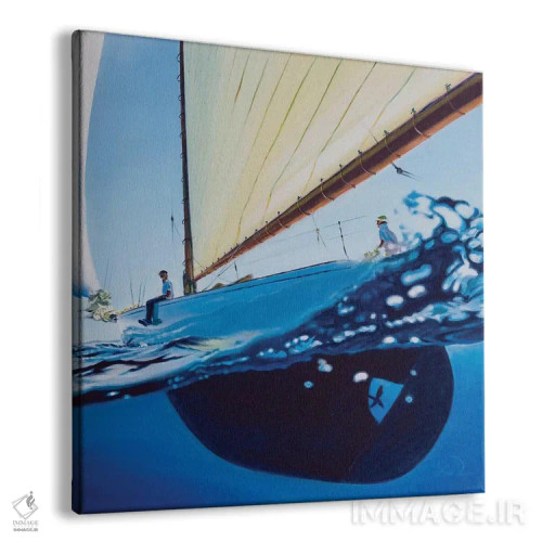 تابلو آرامش در دل آبی اثر آنتوان رنو - نمای پرسپکتیو محصول