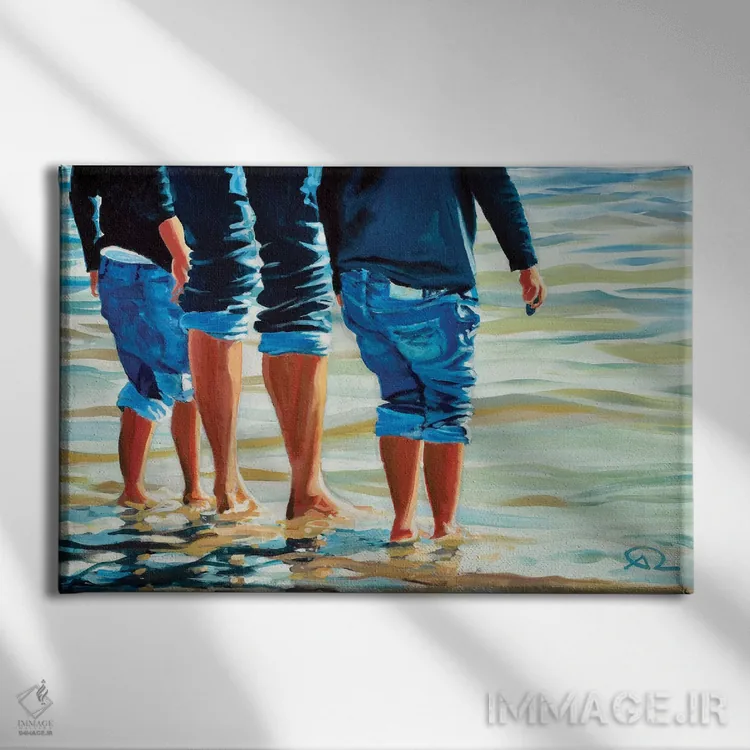 تابلو کمانه اثر آنتوان رنو - نمای روبهرو روی دیوار